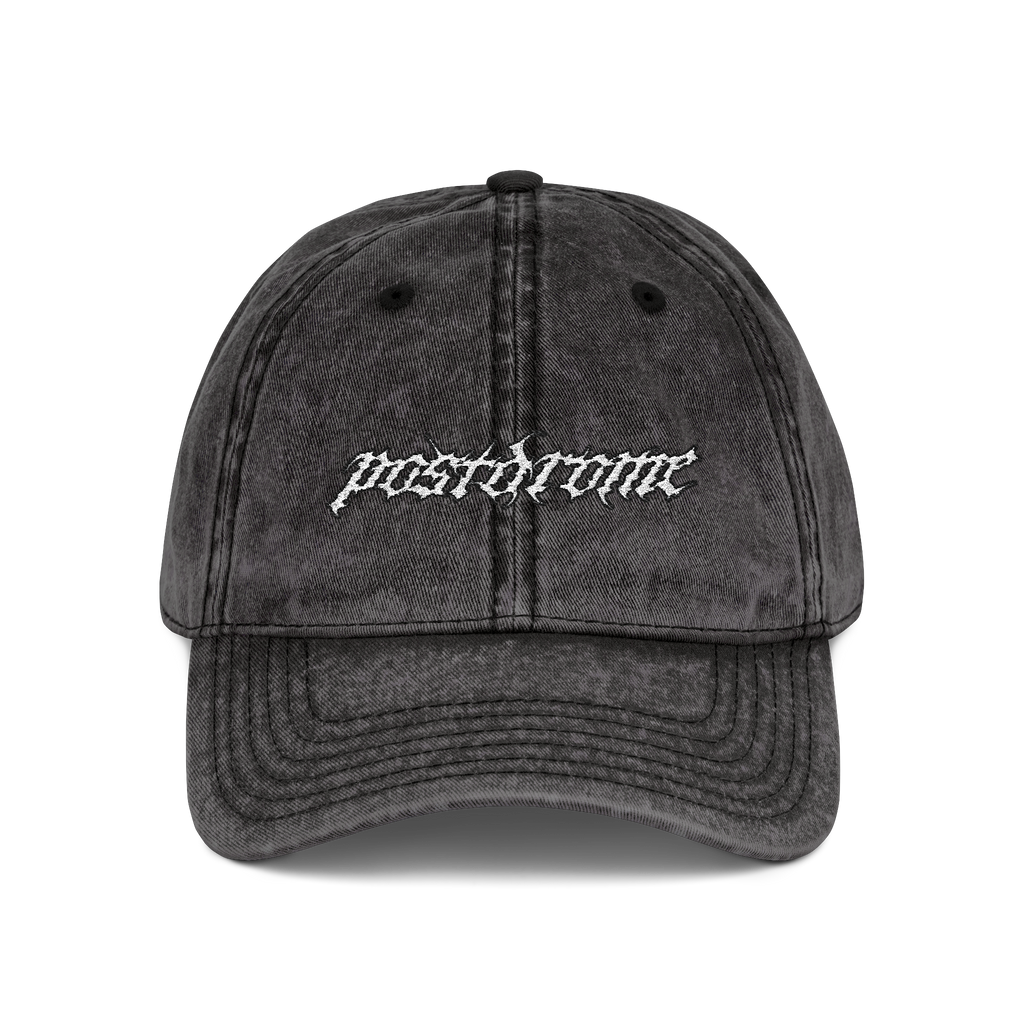 postdrome logo Distressed Hat