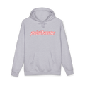 postdrome White/Red Logo Hoodie